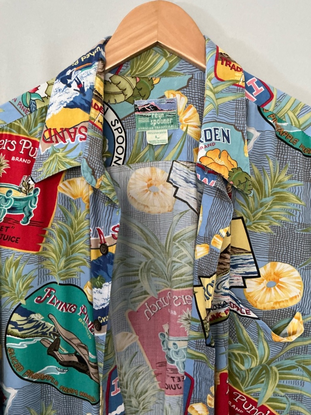 Reyn Spooner Men's Hawaiian Shirt Size L - Picture 2 of 3